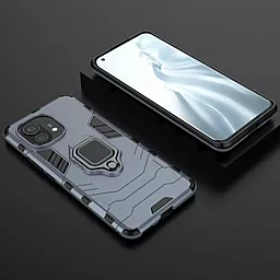 Чехол Epik Transformer Ring for Magnet Xiaomi Mi 11 Metal slate - миниатюра 2