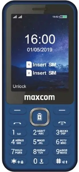 Мобільний телефон Maxcom MM814 Type-C Blue  - фото 1