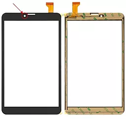 Сенсор (тачскрин) Nomi C080010 Libra 2 (Ver2, 204x120, 30pin, #DP080133-F1, YLD-CEG8805-FPC-A1) Black - фото Сенсор (тачскрин) Nomi C080010 Libra 2 (Ver2, 204x120, 30pin, #DP080133-F1, YLD-CEG8805-FPC-A1) Black