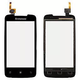 Сенсор (тачскрин) Lenovo A390 (6 pin) Black - фото Сенсор (тачскрин) Lenovo A390 (6 pin) Black