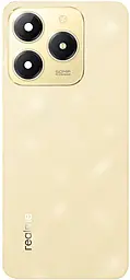 Задняя крышка корпуса Realme C61 со стеклом камеры, Original Sparkle Gold