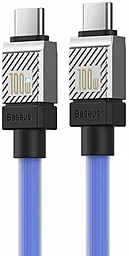 Кабель Baseus CoolPlay Series USB Type-C - Type-C 100w 5a 2м PD cable Blue (CAKW000303) - фото Кабель Baseus CoolPlay Series USB Type-C - Type-C 100w 5a 2м PD cable Blue (CAKW000303)