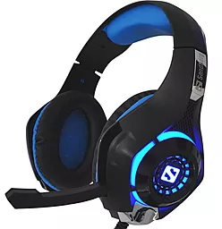 Наушники Sandberg Twister Headset Led Black/Blue (125-79) - фото Наушники Sandberg Twister Headset Led Black/Blue (125-79)