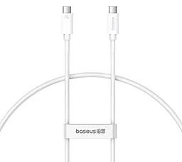 Кабель Baseus Superior Series2 USB Type-C - Type-C 240w 5a 1м PD cable White (P10365200211-02)