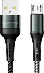 Кабель USB Jellico A20 15W 3A micro USB Cable Black
