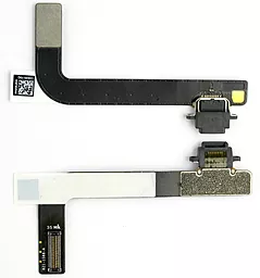 Нижній шлейф Apple iPad 4 з роз'ємом зарядки, з мікрофоном Original Black