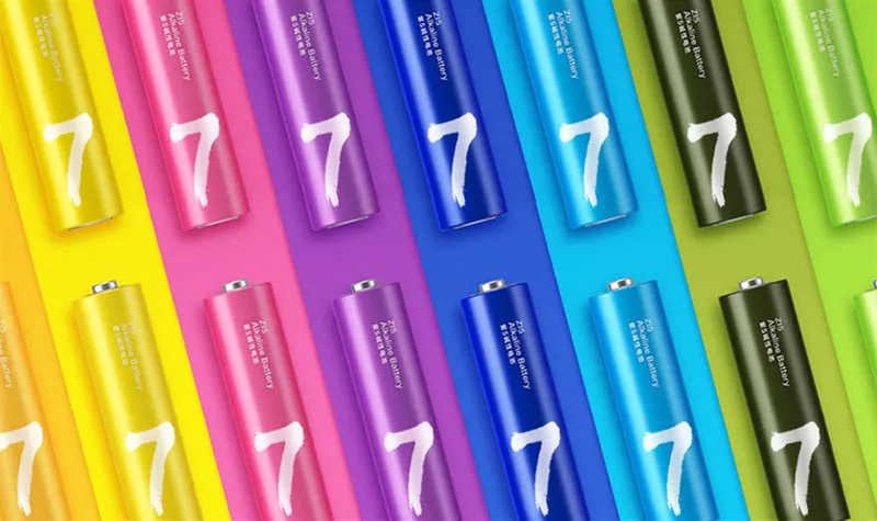 Батарейка Xiaomi AAA (R03) Zi7 Rainbow Alkaline 1шт  - фото 4