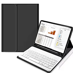 Чехол-книжка BeCover с беспроводной клавиатурой для Apple iPad Pro 11" M4 2024 Black (712998) - фото Чехол-книжка BeCover с беспроводной клавиатурой для Apple iPad Pro 11" M4 2024 Black (712998)