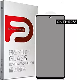 Защитное стекло ArmorStandart Full Glue Anti Spy Samsung M215 Galaxy M21, M315 Galaxy M31 Black (ARM58640)