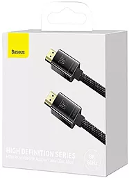 Відеокабель Baseus High Definition Series HDMI M/M 8K 60 Гц Black (WKGQ000001) - мініатюра 6