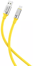 Кабель XO NB251 USB-A - micro USB 30w 6a 1м cable Yellow - фото Кабель XO NB251 USB-A - micro USB 30w 6a 1м cable Yellow