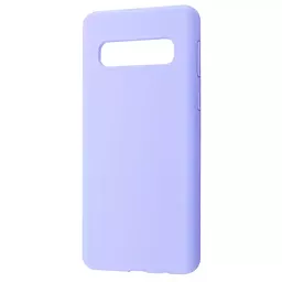 Чохол Wave Full Silicone Cover для Samsung Galaxy S10 Light Purple