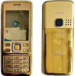 Корпус Nokia 6300 с клавиатурой Gold