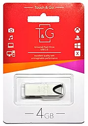 Флешка T&G 4GB 117 Metal Series USB 2.0 (TG117SL-4G) Silver - мініатюра 2