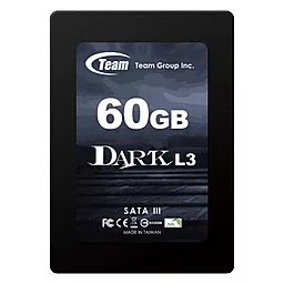 SSD Накопитель Team Dark L3 60 GB (T253L3060GMC101)