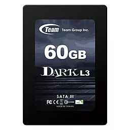SSD Накопитель Team Dark L3 60 GB (T253L3060GMC101) - фото SSD Накопитель Team Dark L3 60 GB (T253L3060GMC101)