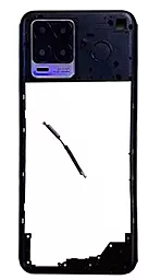 Рамка корпусу Realme 8 4G зі склом камери Cyber Black - фото Рамка корпусу Realme 8 4G зі склом камери Cyber Black