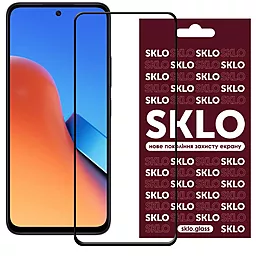 Защитное стекло SKLO 3D Full Glue для Xiaomi Redmi 12 Black