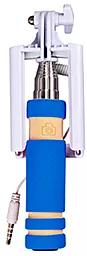 Моноподы, селфи-палки TOTO Mini+Jack 3.5 mm cable Blue - фото Моноподы, селфи-палки TOTO Mini+Jack 3.5 mm cable Blue