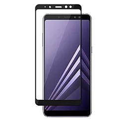 Захисне скло 1TOUCH Full Glue для Samsung A8 Plus (A730) 2018 (без упаковки) Black
