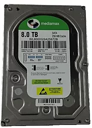 Жесткий диск Mediamax 8TB 5400rpm 256MB (WL8000GSA25672B_)