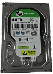 Жорсткий диск Mediamax 8TB 5400rpm 256MB (WL8000GSA25672B_) - фото Жорсткий диск Mediamax 8TB 5400rpm 256MB (WL8000GSA25672B_)