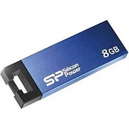 Флешка Silicon Power Touch 835 8GB USB 2.0 Blue (SP008GBUF2835V3B) Blue - фото Флешка Silicon Power Touch 835 8GB USB 2.0 Blue (SP008GBUF2835V3B) Blue