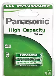 Акумулятор Panasonic AAA (R03) 750mAh 1шт 1.2 V