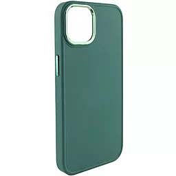 Чохол Epik TPU Bonbon Metal Style для Apple iPhone 14 Army Green