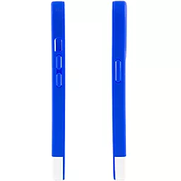 Чехол Epik TPU+PC Bichromatic для Apple iPhone 12, iPhone 12 Pro (6.1")  Navy Blue / White - миниатюра 3