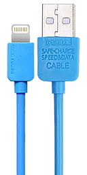 USB Кабель Remax Light Lightning Cable Blue (RC-006i)