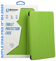 Чехол для планшета BeCover Smart Case для Apple iPad Pro 11" M4 2024 Green (711624) - фото Чехол для планшета BeCover Smart Case для Apple iPad Pro 11" M4 2024 Green (711624)