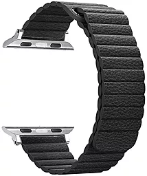 Ремінець ArmorStandart Leather Loop для для Apple Watch 38mm/40mm/41mm Black (ARM48655)