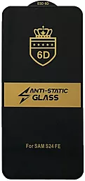 Захисне скло 1TOUCH 6D Anti-static для Samsung Galaxy S24 FE Black (тех пак) - фото Захисне скло 1TOUCH 6D Anti-static для Samsung Galaxy S24 FE Black (тех пак)