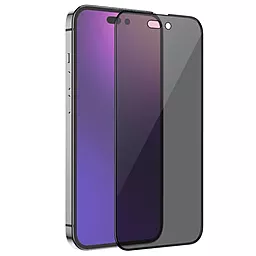Защитное стекло Hoco A12 Pro Nano 3D Privacy для Apple iPhone 14 Pro - фото Защитное стекло Hoco A12 Pro Nano 3D Privacy для Apple iPhone 14 Pro