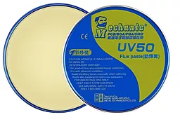 Флюс паста MECHANIC UV50 50 г без галогенів в металевій ємності
