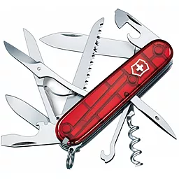 Мультитул Victorinox Huntsman (1.3713.TB1) Красный полупрозрачный - фото Мультитул Victorinox Huntsman (1.3713.TB1) Красный полупрозрачный