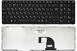 Клавіатура для ноутбуку Sony SVE1511 SVE1711 SVE1712 SVE1713 в рамці, вертикальний Enter, Black