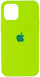 {"ru": "Чехол", "uk": "Чохол"} Silicone Case Full для Apple iPhone 12, iPhone 12 Pro Neon Green