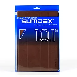 Чехол для планшета Sumdex TCC-100BR 10.1" Коричневый (TCC-100BR) - миниатюра 2