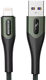 Кабель SkyDolphin S01L USB-A - Lightning 12w 3a 1м cable Dark/Green - фото Кабель SkyDolphin S01L USB-A - Lightning 12w 3a 1м cable Dark/Green