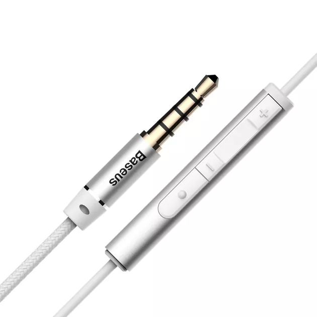 Наушники Baseus Encok H06 Silver - фото 4