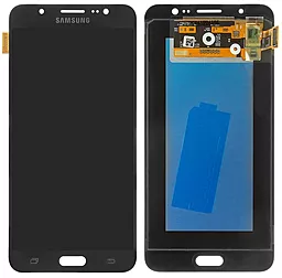 Дисплей Samsung Galaxy J7 J710 2016 з тачскріном, оригінал, Black