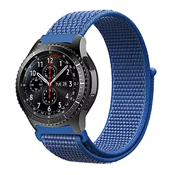 Змінний ремінець для розумного годинника Nylon Style для LG Watch Sport W280A (705832) Blue