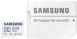 Карта пам'яті Samsung microSDXC EVO Plus 512GB UHS-I U3 V30 A2 Class 10 + SD-adapter (MB-MC512KA/RU) - мініатюра 6