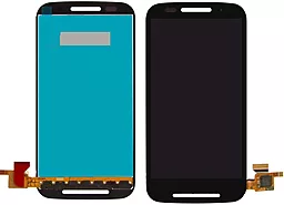 Дисплей Motorola Moto E 2014 (XT1021, XT1022, XT1025) з тачскріном, оригінал, Black