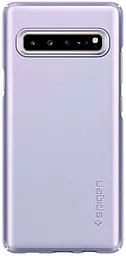 Чехол Spigen Thin Fit Samsung G973 Galaxy S10 Crown Silver (614CS26358) - миниатюра 2