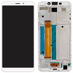 Дисплей Meizu M6s (M712) с тачскрином и рамкой, White - фото Дисплей Meizu M6s (M712) с тачскрином и рамкой, White