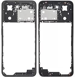 Рамка корпусу Oppo A57 4G / A57s / A57e / A77 4G Black - фото Рамка корпусу Oppo A57 4G / A57s / A57e / A77 4G Black