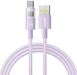 Кабель Baseus Display 2 USB-A - Type-C 100w 5a 2м PD cable Pink (P10382701511-01) - фото Кабель Baseus Display 2 USB-A - Type-C 100w 5a 2м PD cable Pink (P10382701511-01)